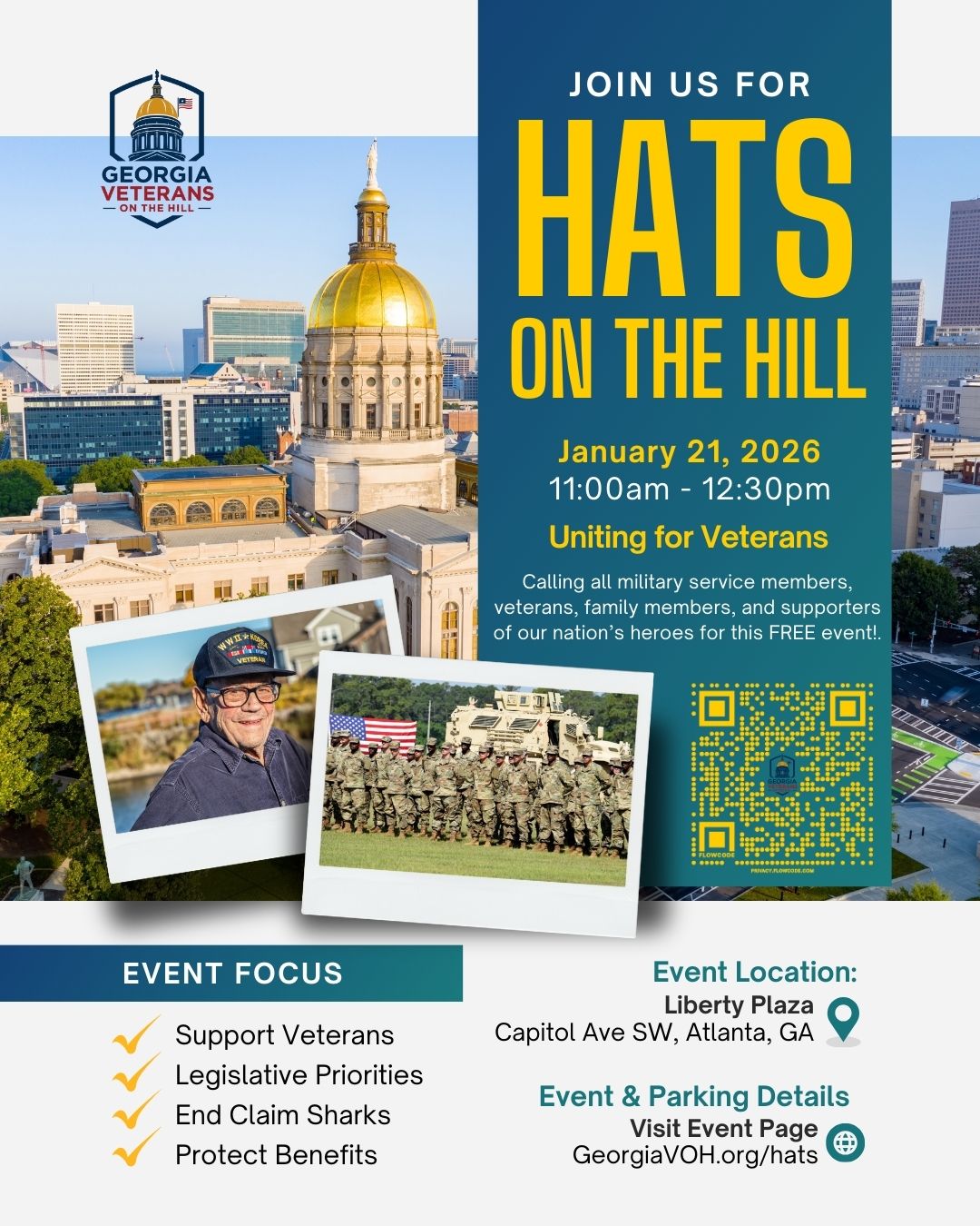 Hats on the Hill 2026 flyer - social